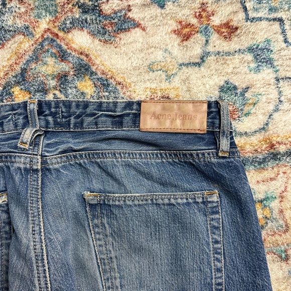 Acne Jeans Mid Wash Blue Jeans Size 32 - Picture 7 of 8